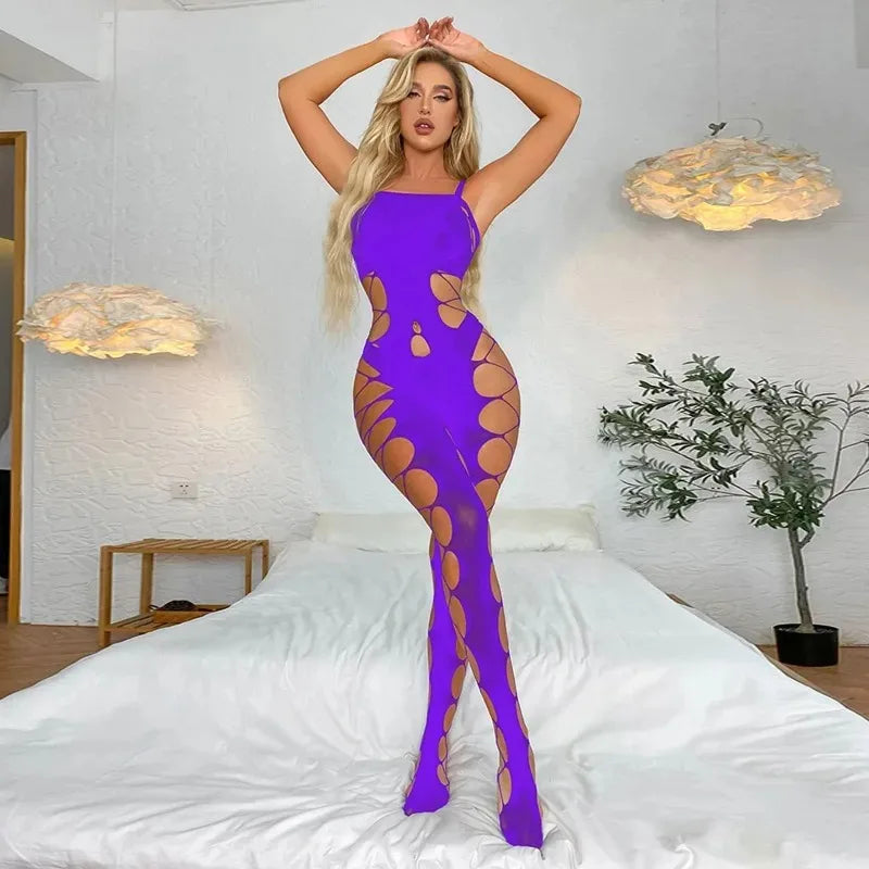 Women Sexy Lingerie Sleepwear Nightwear Body Stocking Bodysuit Sheer Plus Size Leather Lingerie Corset Women Sexy Set Lingеrie