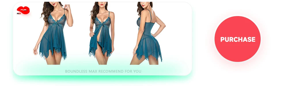 Sexy Lingerie for Women Fishnet Halter Chemise rainbow Hot Mesh Mini Dress Bodysuit through clothes Flirtation Erotic for couple