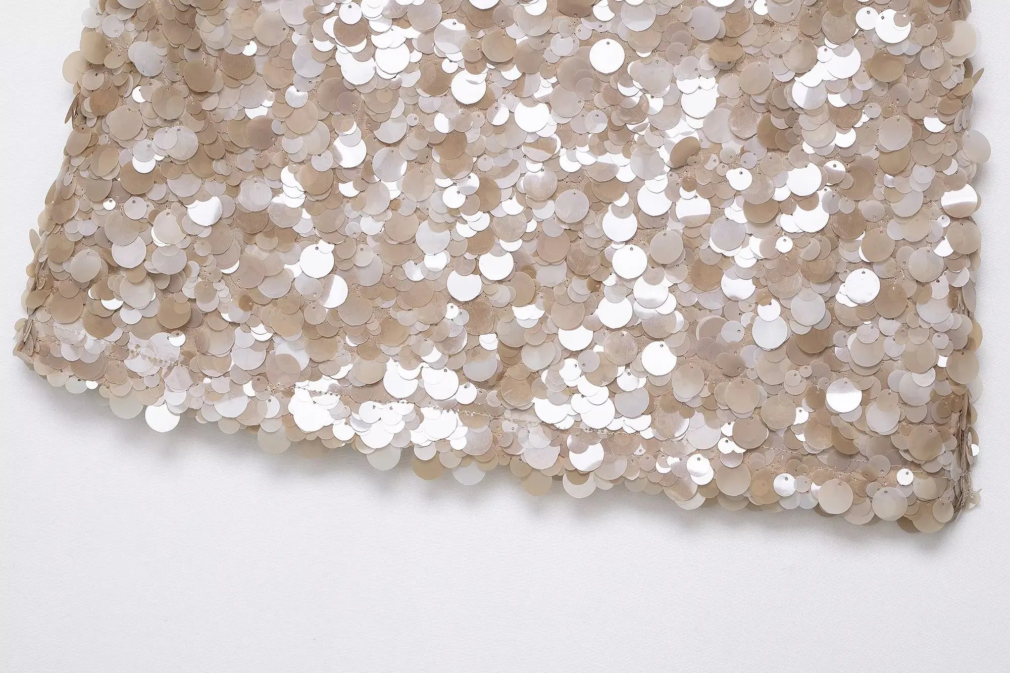 Sexy Woman Sequins Skirt High Waist Versatile Slim Mini Slim Skirts Zipper 2025 Summer Beach Style Women's New Skirt Y2K
