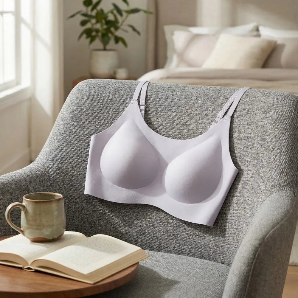 Fashion Traceless Wireless U Bra Shockproof Anti-sagging Brassiere for Women Comfortable Gathered Breasts Seamless Bras Sport