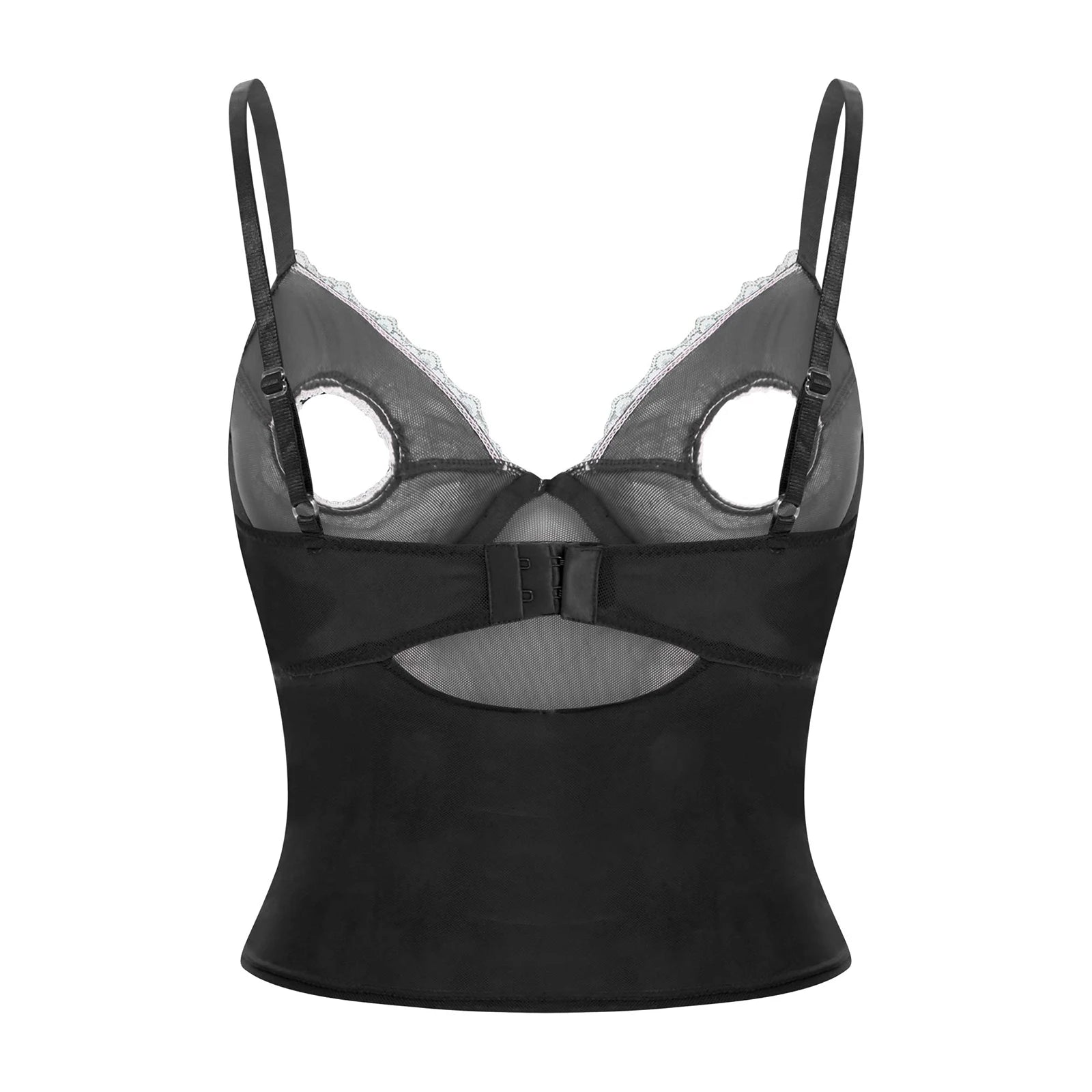 Women Bare Breast Exposed Cut Out Lace Bra Exotic Lingerie Porno Open Cup Bra Hollow Out Pad-free Underwired Brassier Vest Tops