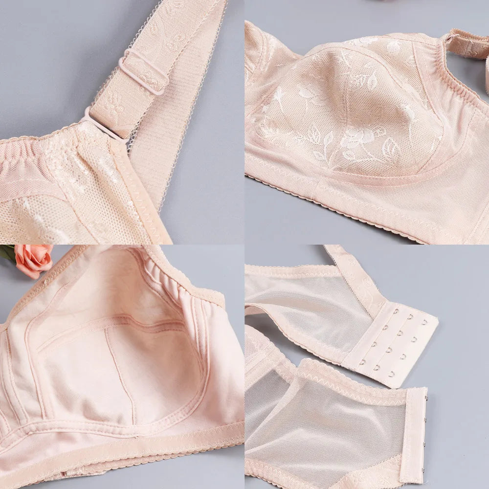 BCHRAYIUP Ladies Full Coverage Non-Wired Non Padded Bra Minimizer Comfort Soft Cup Bras 36 38 40 42 44 46 48 50 AA A B C D