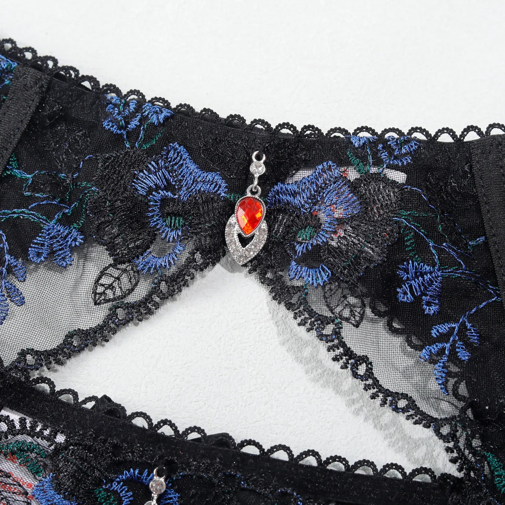 Lingerie Women Sets Sexy Night See Through Lace Bra Panty Set Floral Garter Underwear Intimate Outfit Exotic Clothing
