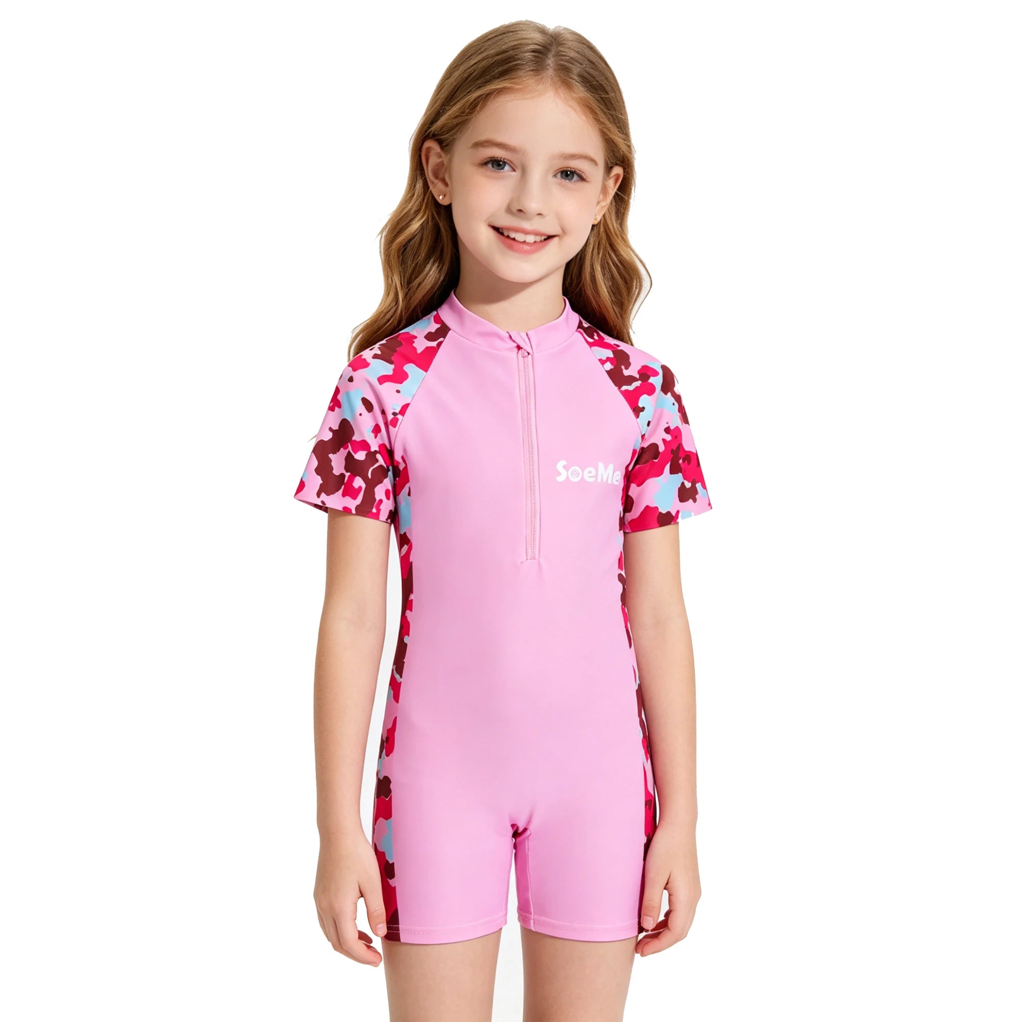 One-Piece Swim Suits Boys Swimsuits Fashion Sun Protect Girls Swimwear Kids Bathing Suit Cartoon Quick Drying Swimming Clothes