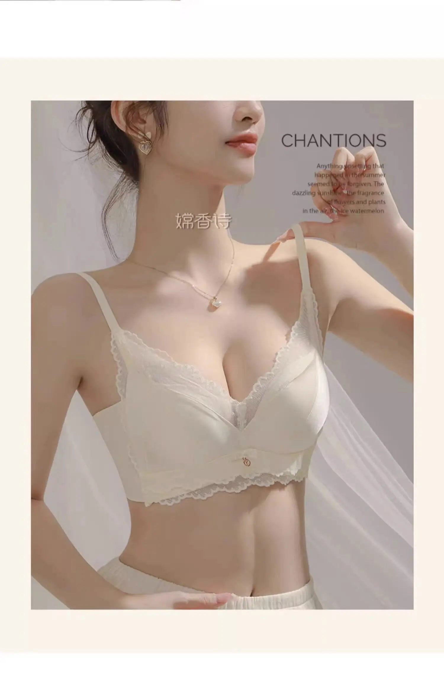 Push Up Bras for Women Small Bust Padded Wireless Anti Sagging Full Coverage Shaper Bralette Plus Size