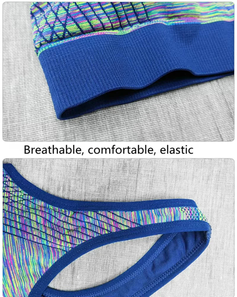 Women Sports Bra Front Zipper Sports Bra Breathable Shock-proof Underwear High Impact Yoga Bra Running Fitness Workout Tank Tops