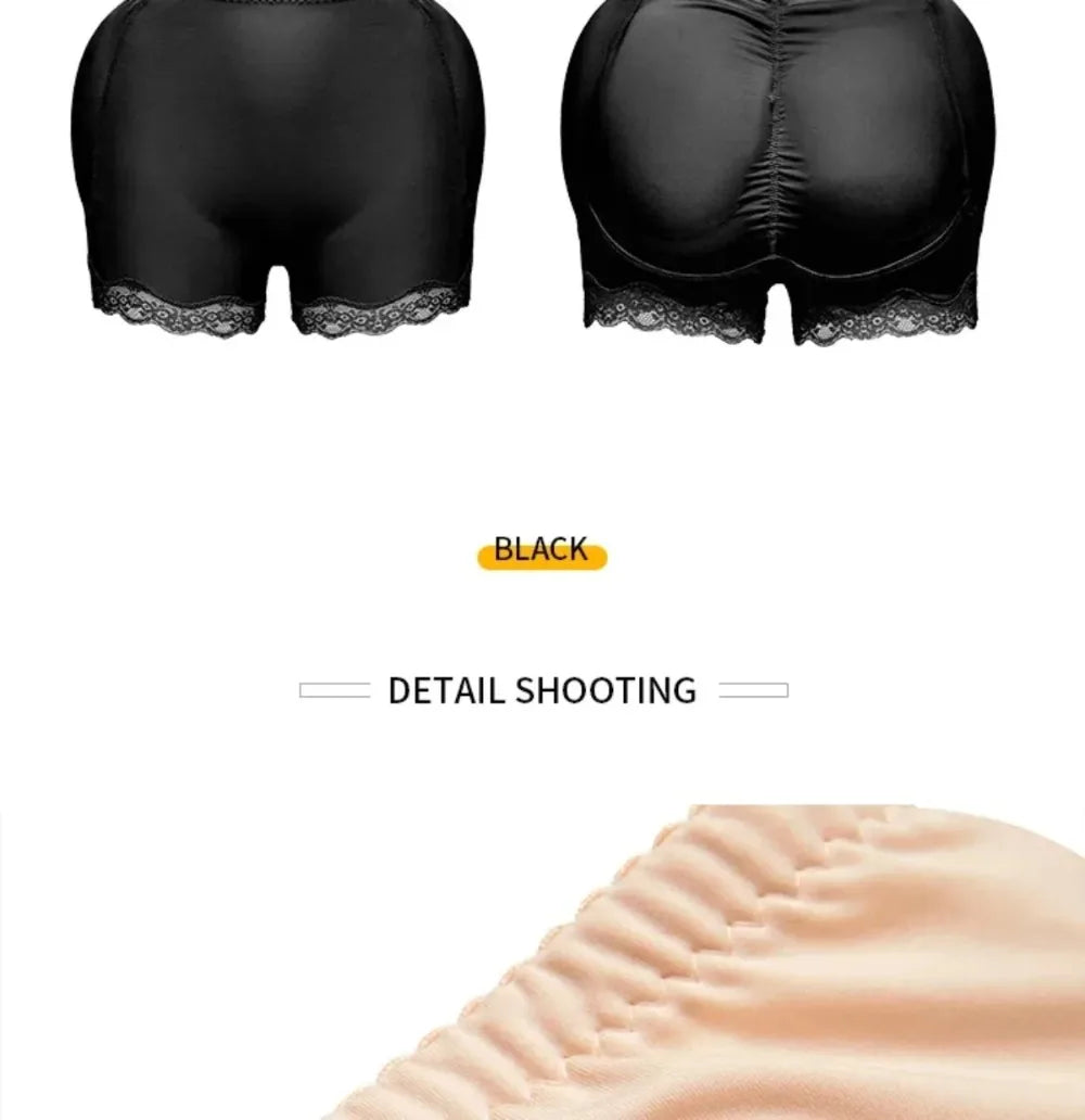 Shapewear Women Seamless Lace Trim Padded Push Up Butt Lifter Panties Shapewear Body Shaper Women Underwear Accessories 1PC