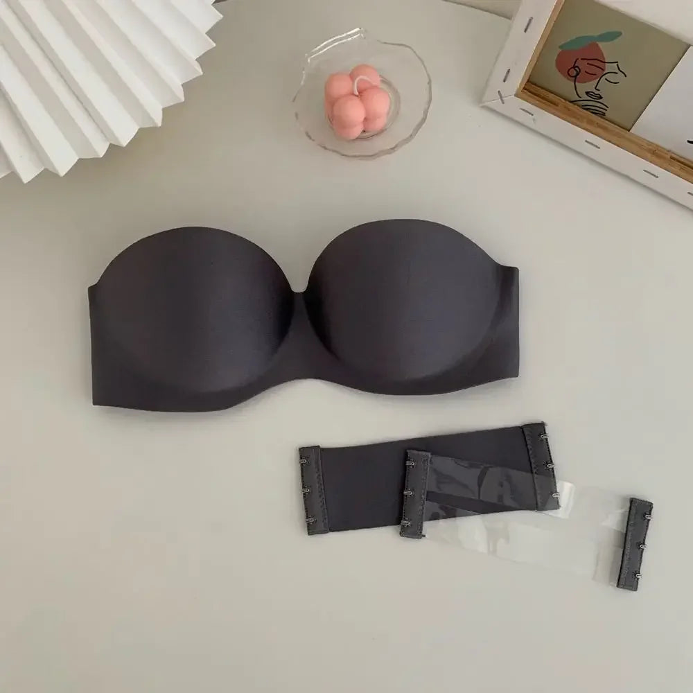 Invisible Push Up Bras Women Sexy Strapless Bra Underwear Seamless Solid Without Straps Bralette Lingerie Women Intimates