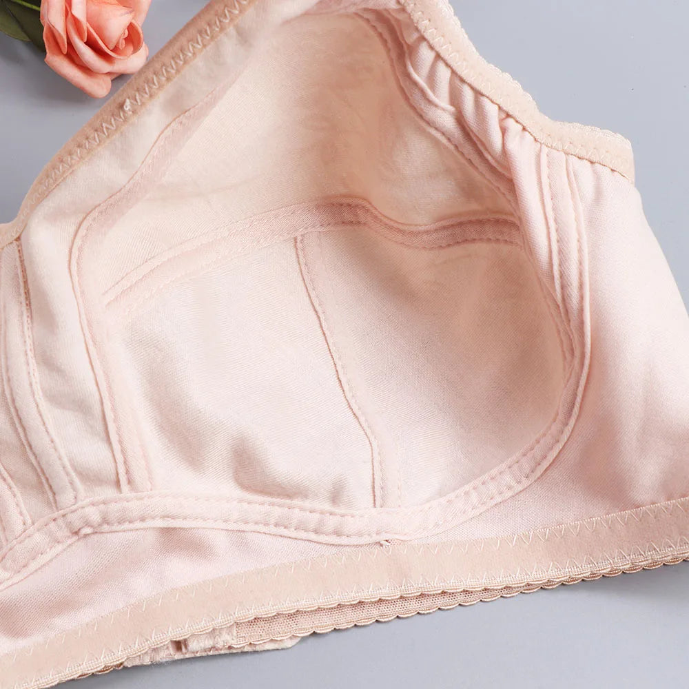 BCHRAYIUP Ladies Full Coverage Non-Wired Non Padded Bra Minimizer Comfort Soft Cup Bras 36 38 40 42 44 46 48 50 AA A B C D