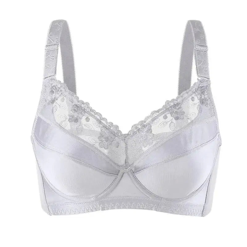 Lace Bra Unlined Bralette Brassiere Sexy Intimate Underwear B C D E F G H Cup 75 80 85 90 95 100 Plus Size Lingerie For Women