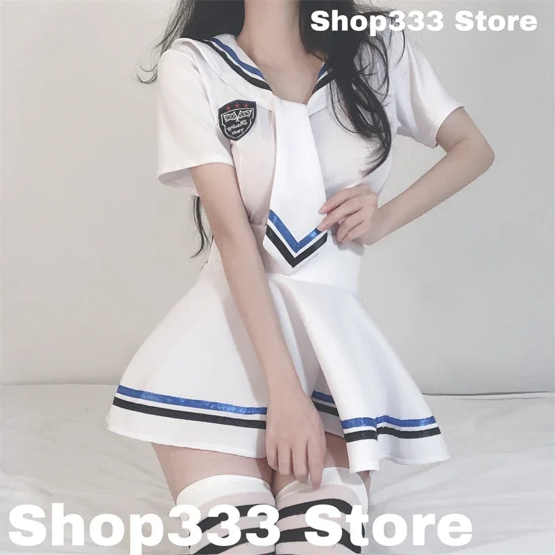 Sexy Lingerie Porn Erotic Role Play Maid Outfit Underwear Women Bunny Girl Cosplay Costumes Lace Perspective Hollow Out Bodysuit