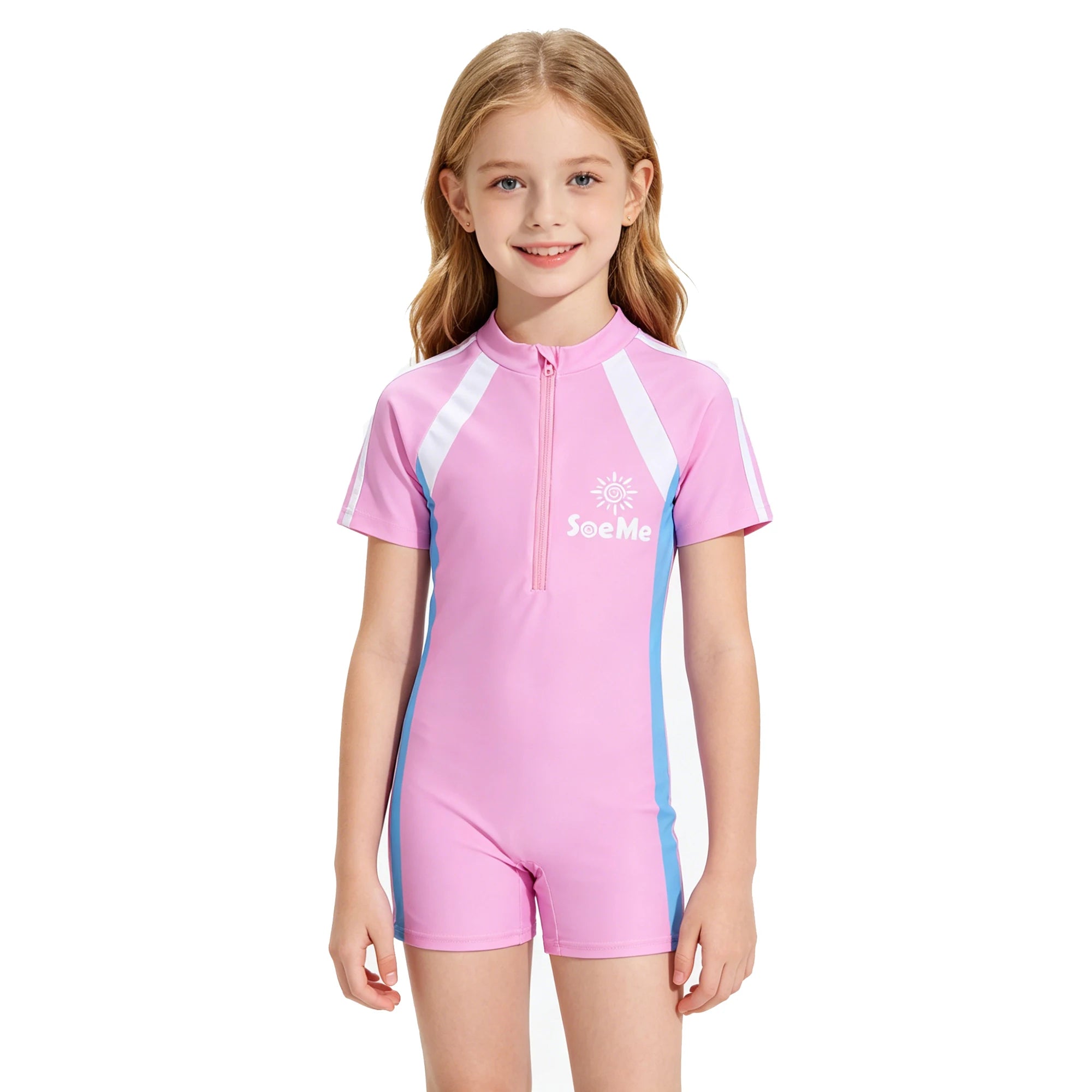 One-Piece Swim Suits Boys Swimsuits Fashion Sun Protect Girls Swimwear Kids Bathing Suit Cartoon Quick Drying Swimming Clothes