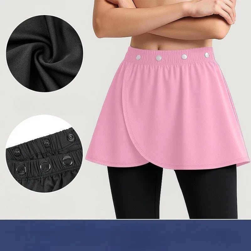 Womens Yoga Cover Up Skirt for Running Workout Modesty Swimwear Beach Wrap