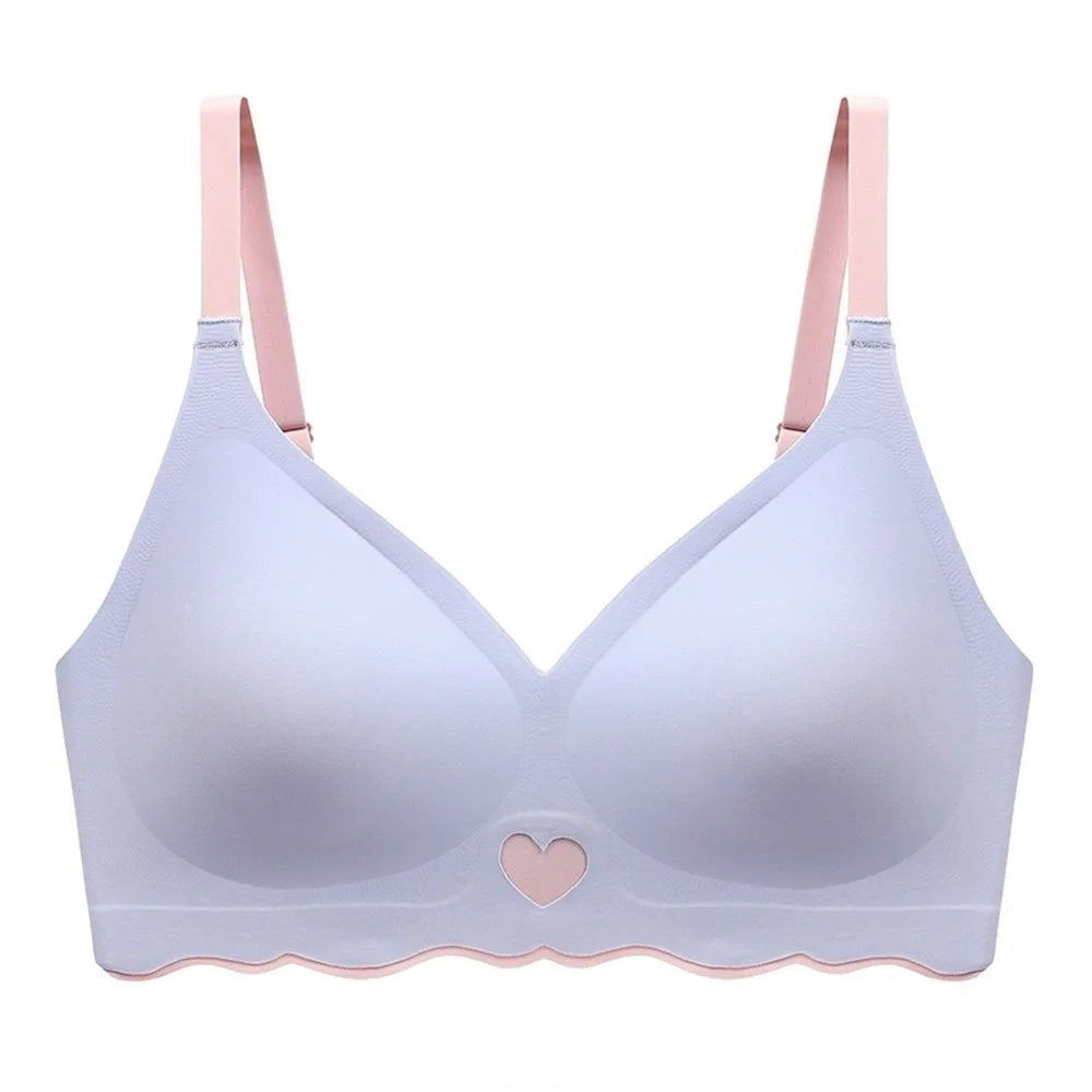 Comfortable Close-fitting Wireless Bra Push Up Shockproof Seamless Bralette Adjustable Lingerie Sports Bra Pilates