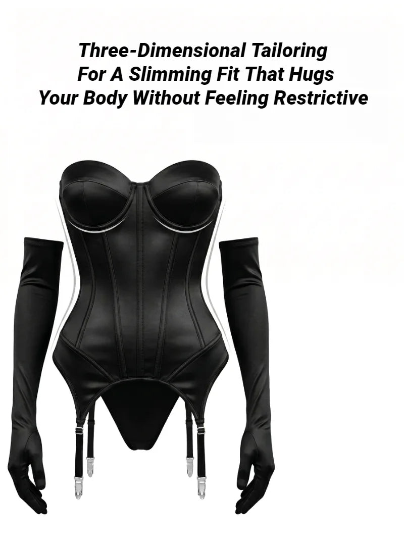 Sexy Lingerie Luxury Brand Bodysuit Backless Tops For Women 3 Piece Lingerie Set With Garter Sexydresses For Women
