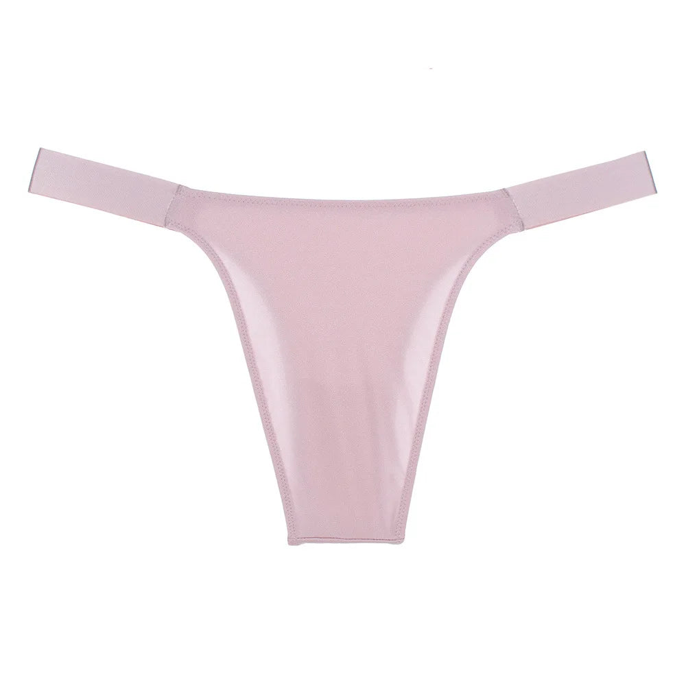 Sports Bikini Fitness Yoga T-pants Ladies Sexy Lingerie Solid Briefs Women Panties Seamless Underwears Low-Rise Femme Lingerie