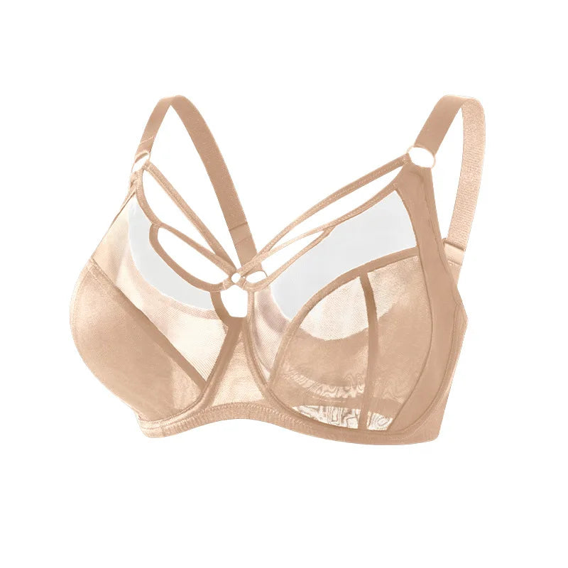 Minimizer Bra for Plus Size Women Full Coverage Wireless Bra D-I Cups | Anti-Sagging Support Breathable Minimize Bust Size