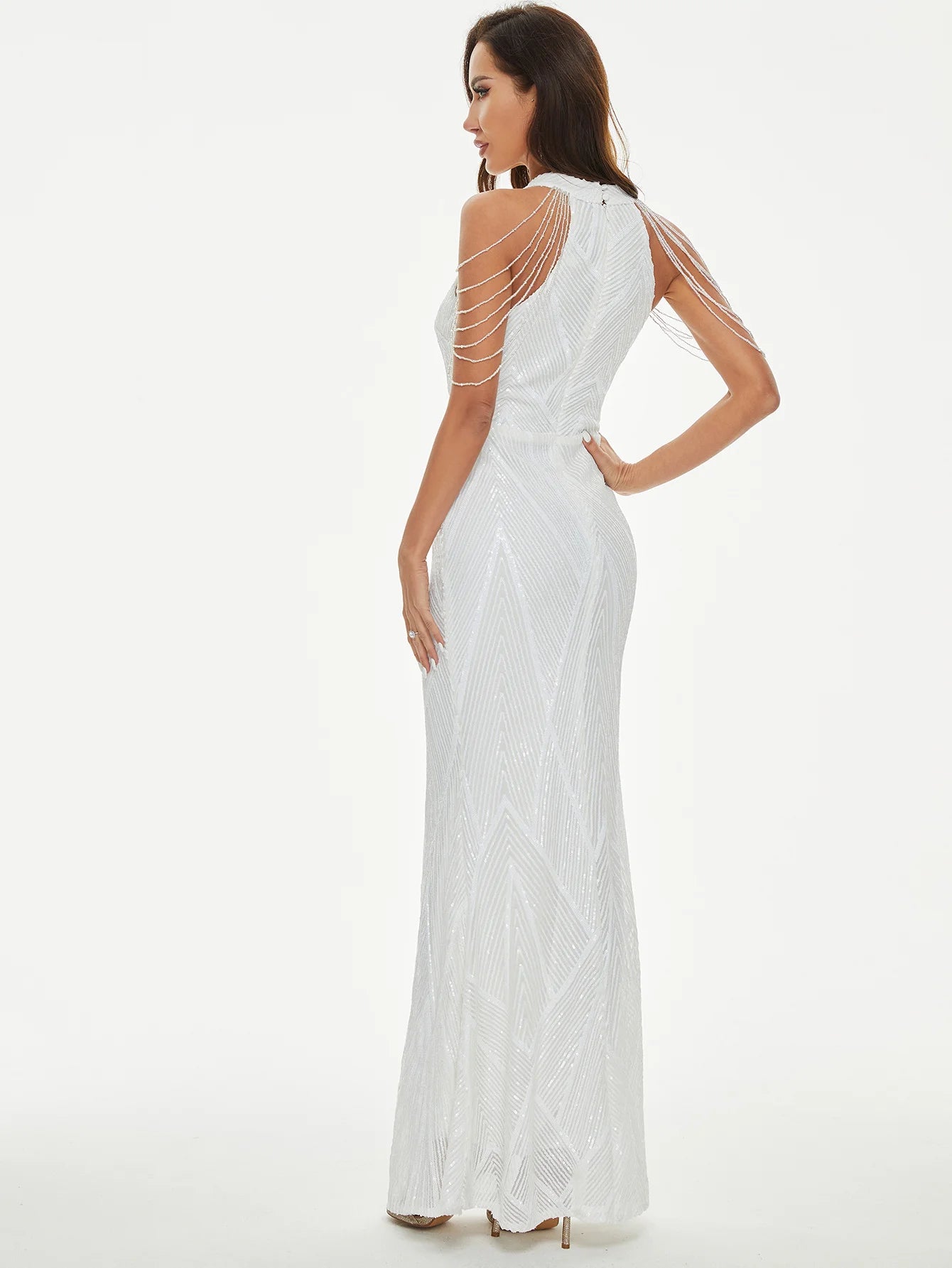 Sexy vintage summer sequin dress women 2026 elegant cocktail prom evening party dresses off shoulder maxi bodycon dress vestidos