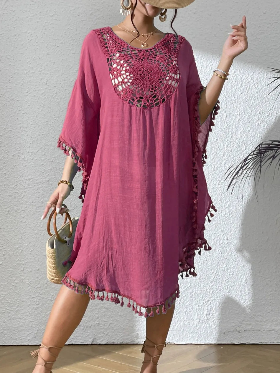 Women's Sexy Swimsuit Cover Up Dress Summer Bathing Suit Beachwear Shirt Cover-ups for Women