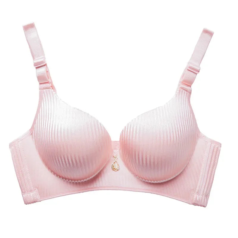 Ultra Push Up Bra with 8cm Lift Pads Wireless Seamless Side Support for Small Chest A Cup Enhancement for Flat Chest Comfortable