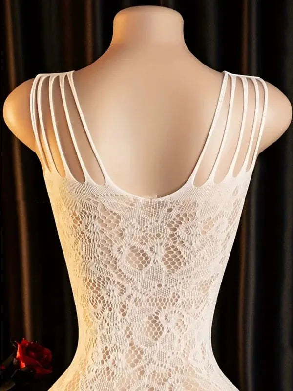 Hot Selling Leaky Breasts And Crotchless Sexy Babydoll Open Bra 18+ BodyStockings Desire Clothing Lace Lingerie Toys Perspective