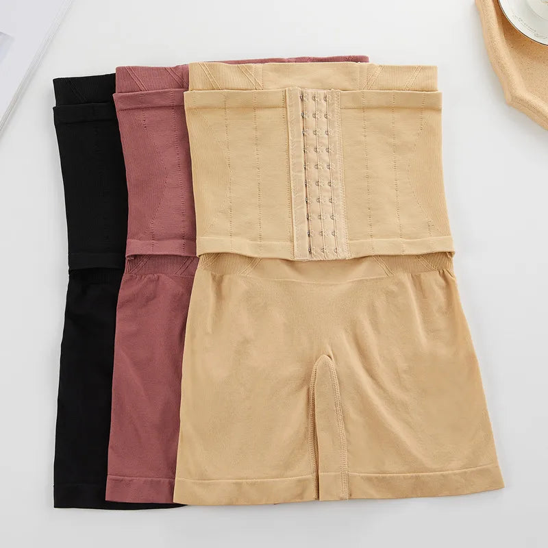 Shapewear for Women Tummy Control Body Shaper Fajas Shorts with Hook Butt Lifter Panties High Waisted Underwear Slimming Panties