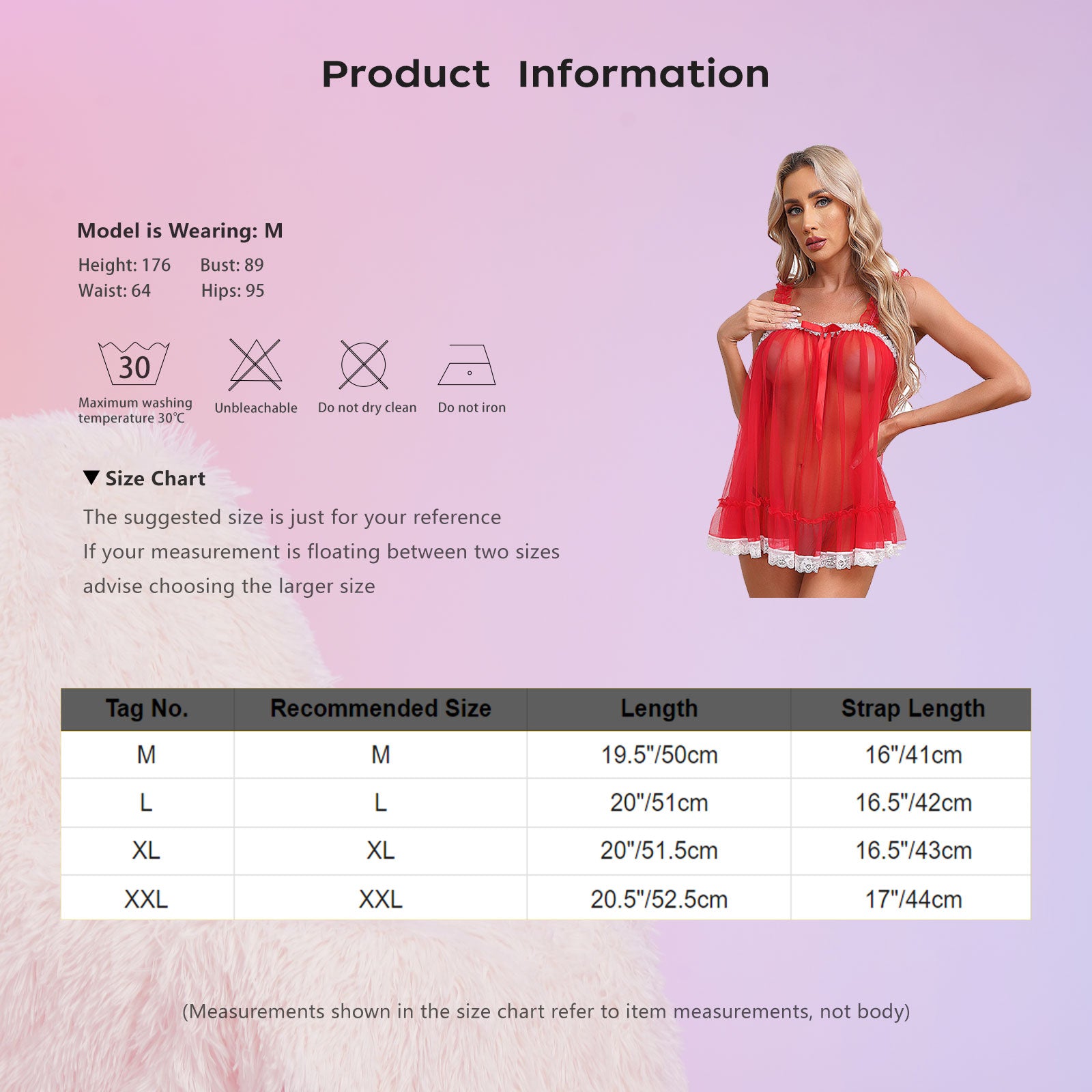 Womens Sexy See-Through Babydolls Sheer Mesh Top Ruffle Straps Bow Lace Trim Camisole Tops Lingerie Tempting Nightwear Clubwear