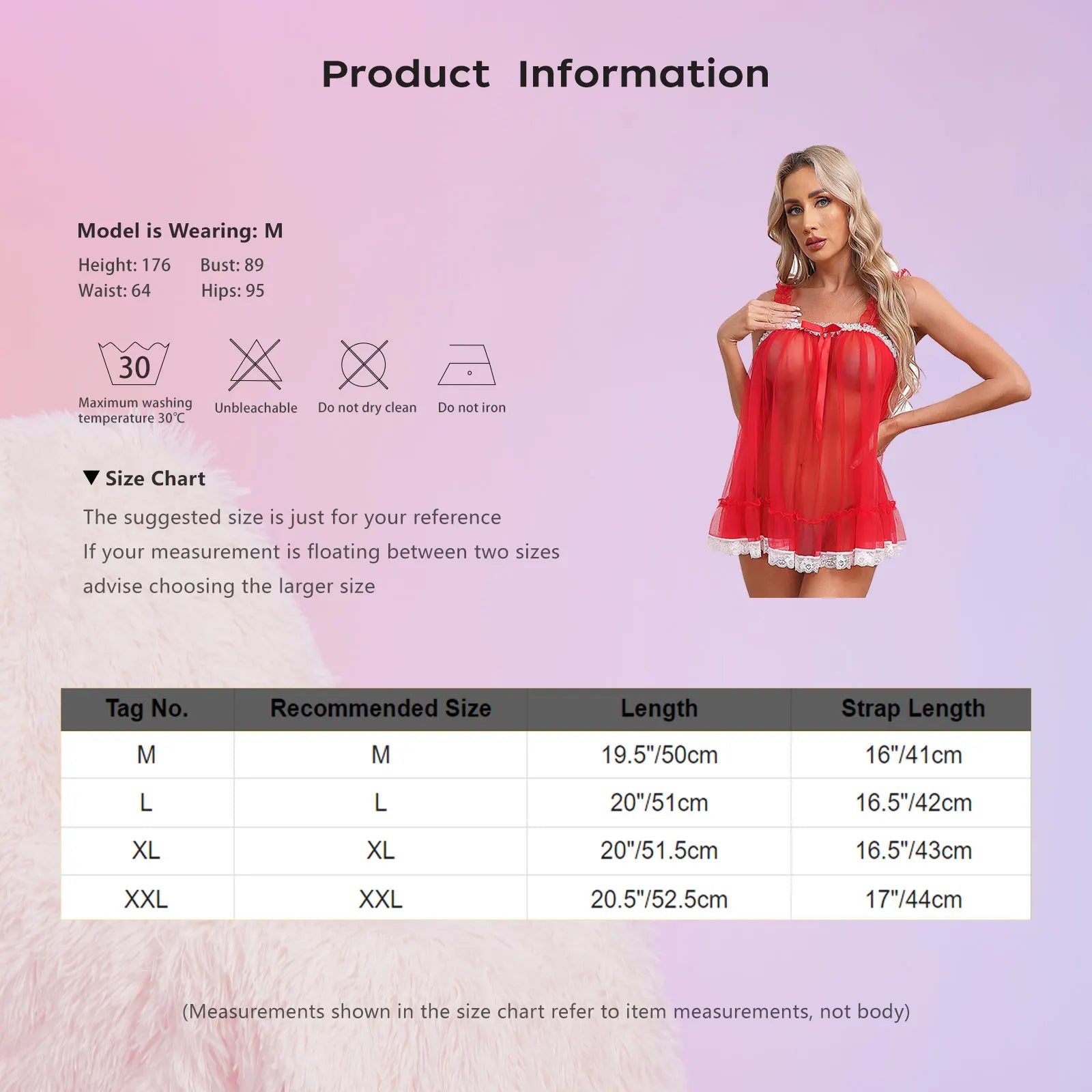 Womens Sexy See-Through Babydolls Sheer Mesh Top Ruffle Straps Bow Lace Trim Camisole Tops Lingerie Tempting Nightwear Clubwear