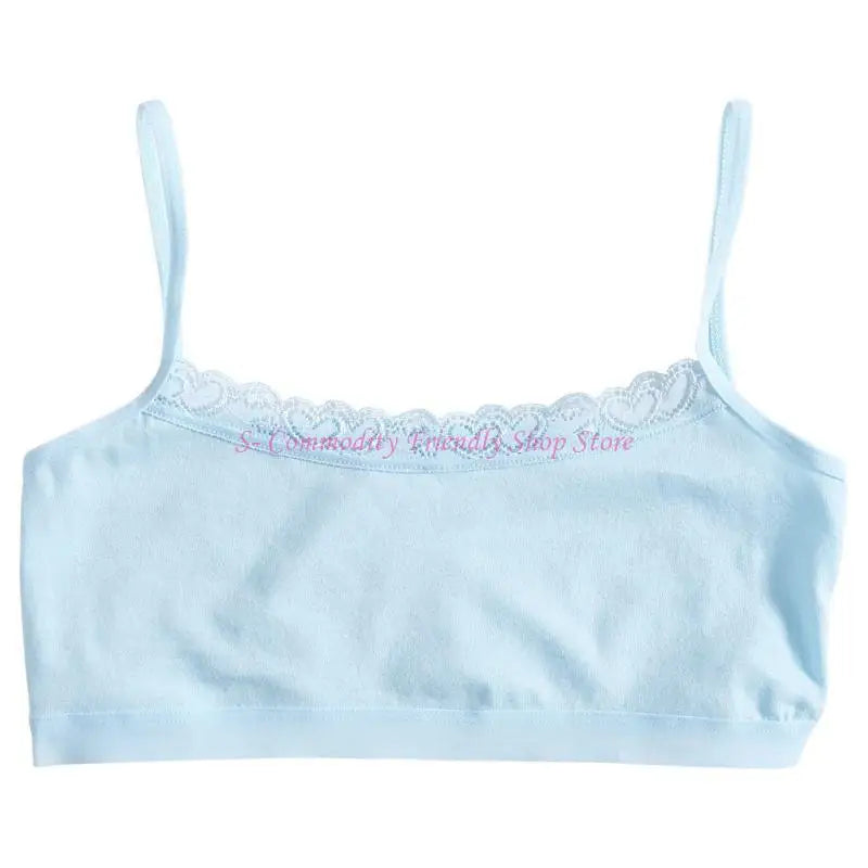 85AE Cartoon Bras for Teenage Girls Cotton Bra Five Colors U-Back Yoga Sports Bra