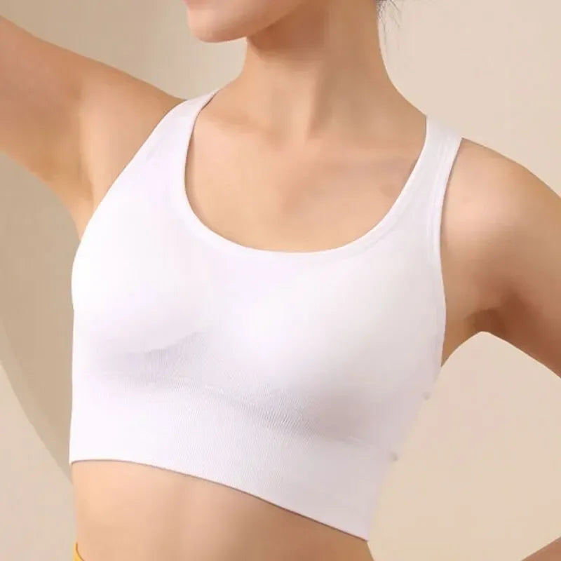 Sexy Sports Bras Racerback Yoga Bra Tank Top Women Fitness Gym Shockproof Seamless Running Workout Fast Dry Underwear Vest
