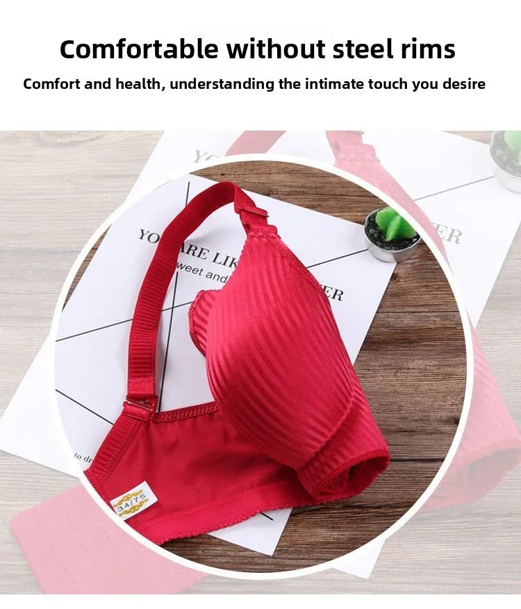 Ultra Push Up Bra with 8cm Lift Pads Wireless Seamless Side Support for Small Chest A Cup Enhancement for Flat Chest Comfortable