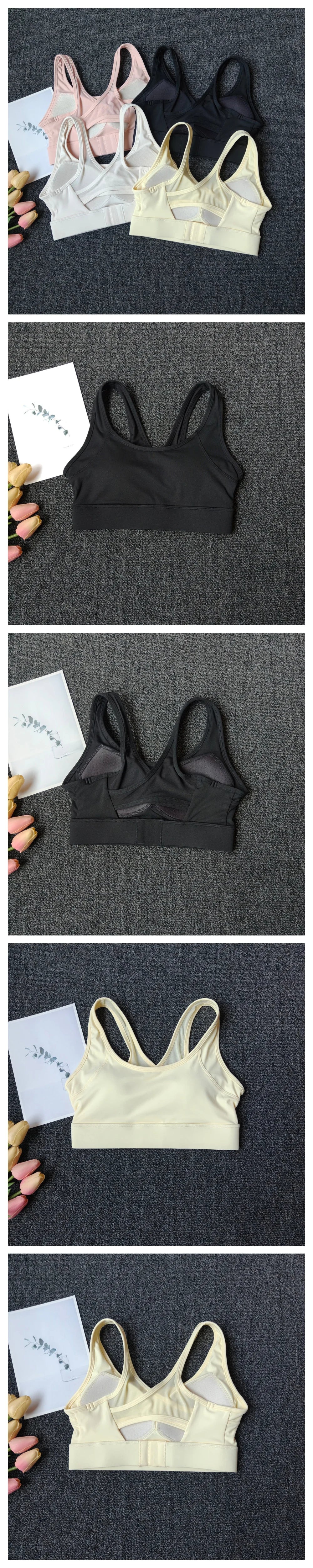High-Intensity Sports Bra for Women, One-Piece Shock-Proof Sports Bra, Breathable Professional Fitness Vest