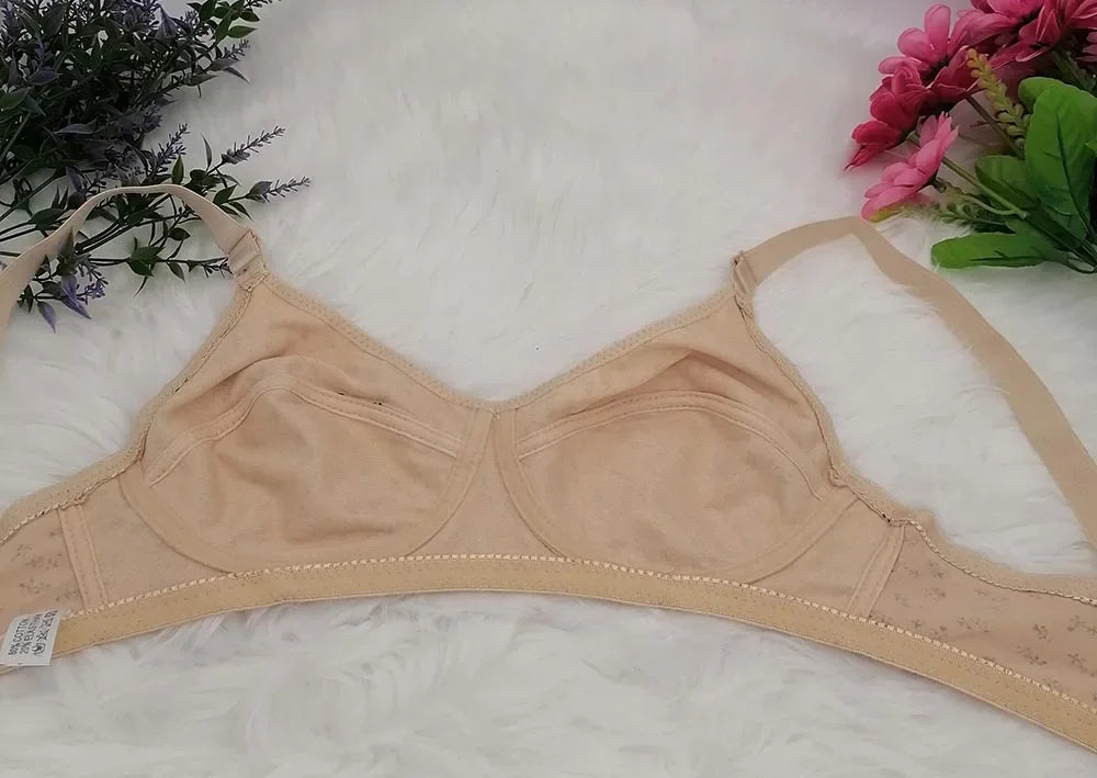 Printing Floral unlined cotton bra comfortable bras for women push up Seamelss underwear sexy lingerie plus size bra 34B-46C C32