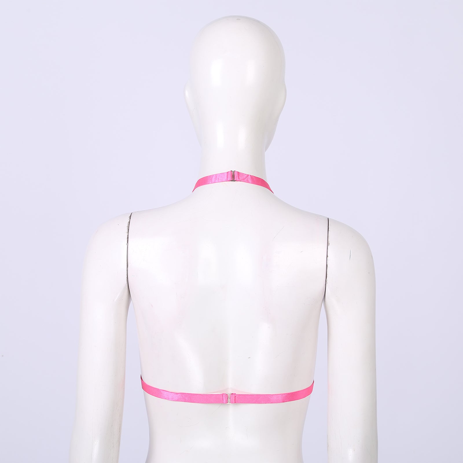 Women Hot Sexy Bras See-through Lace Unlined Wireless Bra Tops Female Halter Neck Strappy Hollow Out Nipples Lingerie Brassiere