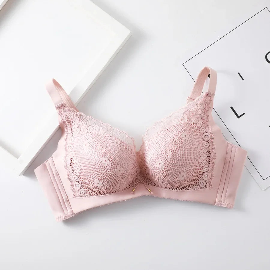 Women's Push-up bra  sexy little lace bra  soft seamless cotton  comfortable gathering Lingerie