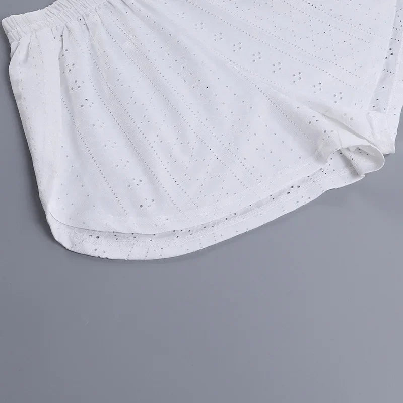 Women's Pajamas Set Sleepwear Spring Long Sleeve Tops With Shorts Home Clothes 2 Piece Sets Pyjama Femme Loungewear Pijama Mujer