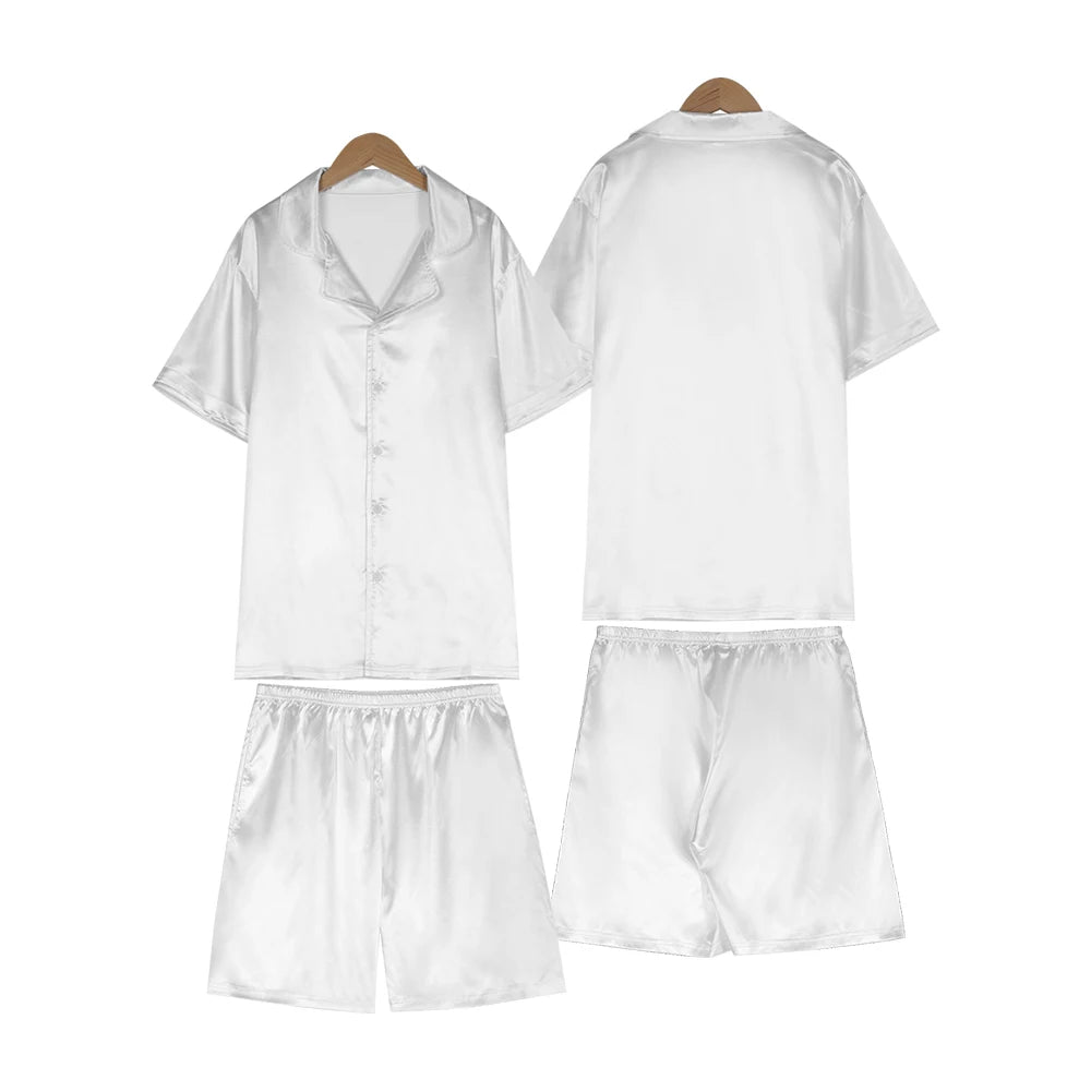 Men's Custom Patterned Pajama Sets Sleepwear Homewear Personalized Pattern Pajamas ADD Your Design Nightwear Customized Gifts