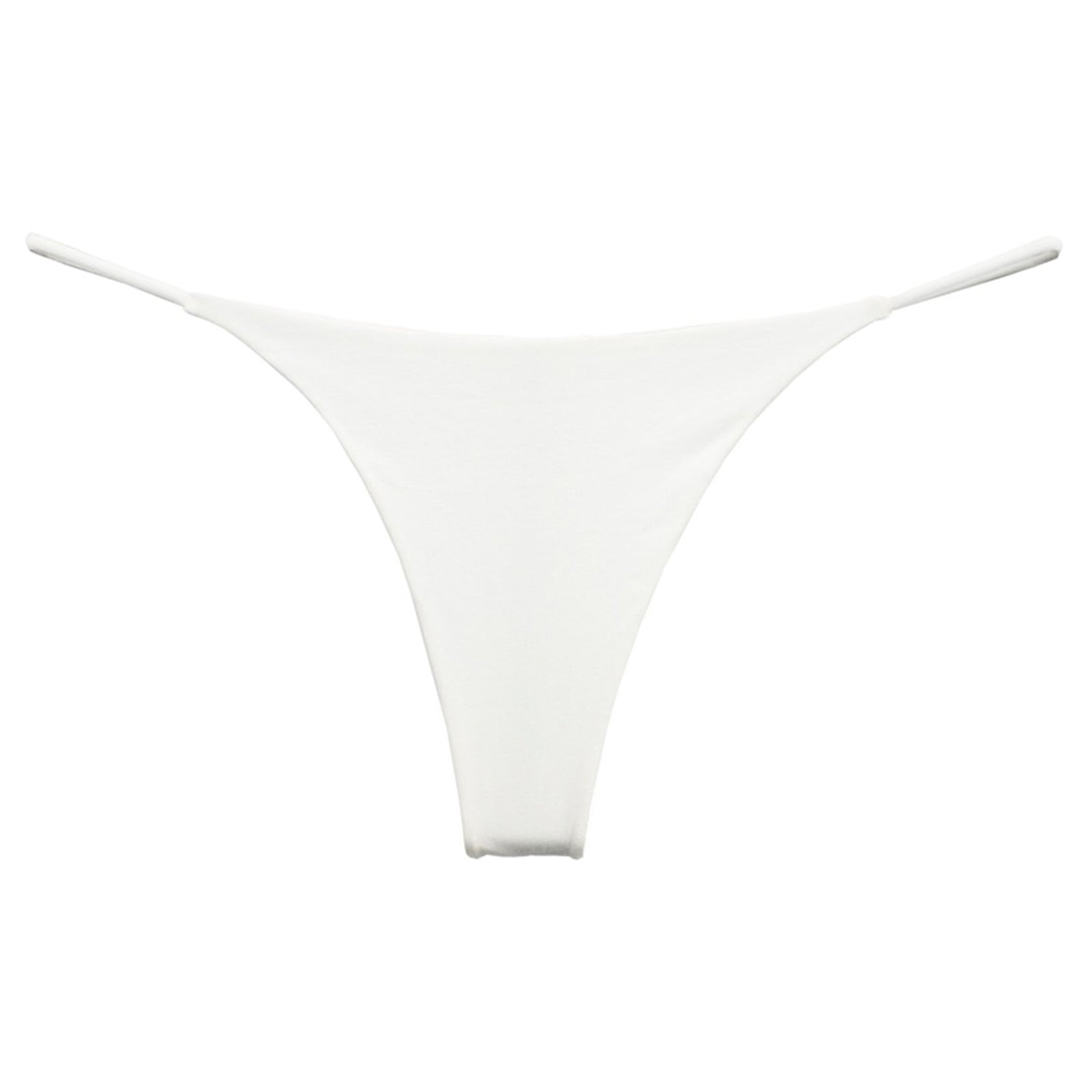Womens Low Rise Thong Bikini Bottom Beach Sunbathing T-back Swim Wear