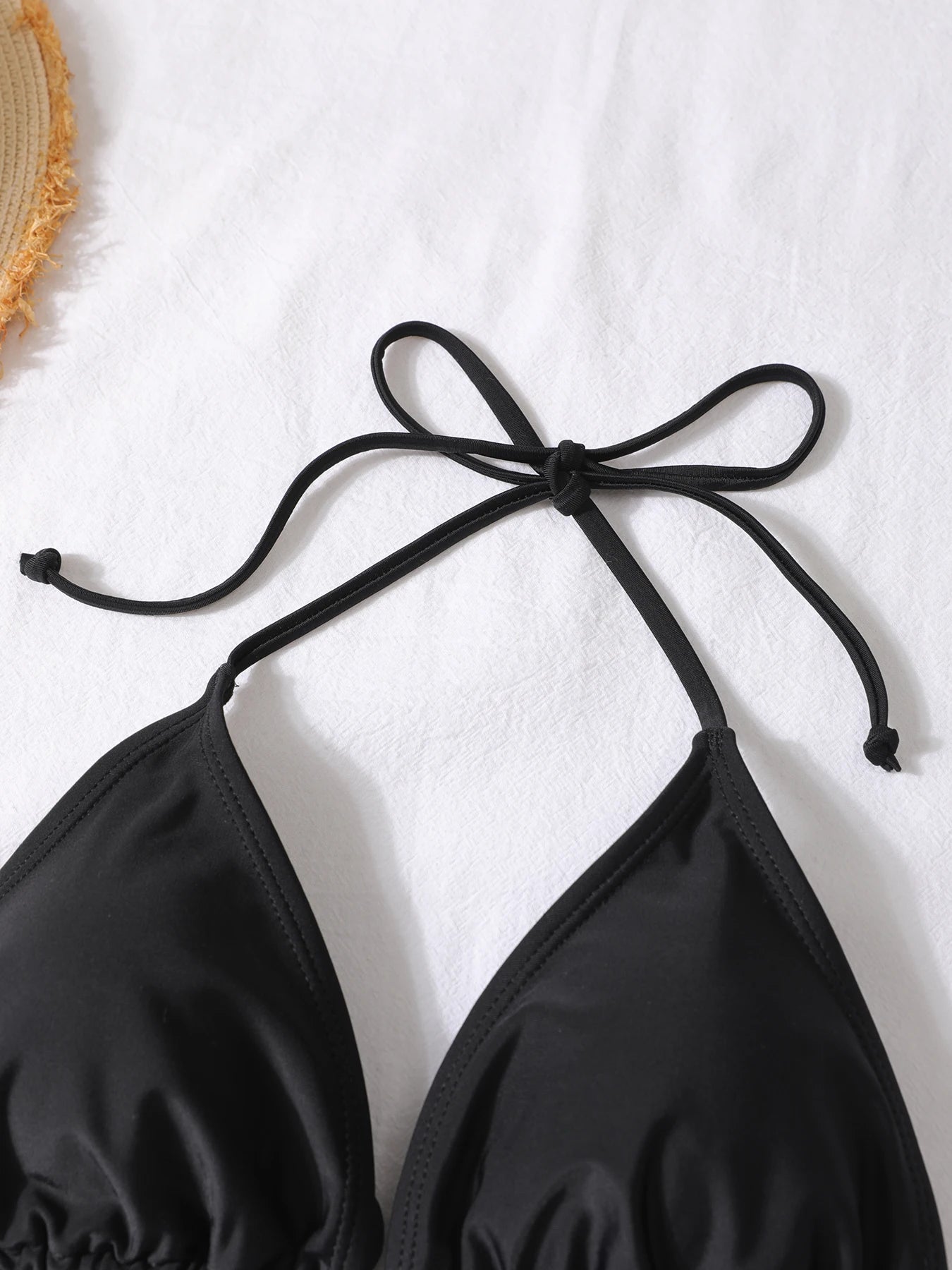 Women's Bikini Swimsuit European Style High Waist Bottom Separate Style Fashionable Poolwear for Ladies