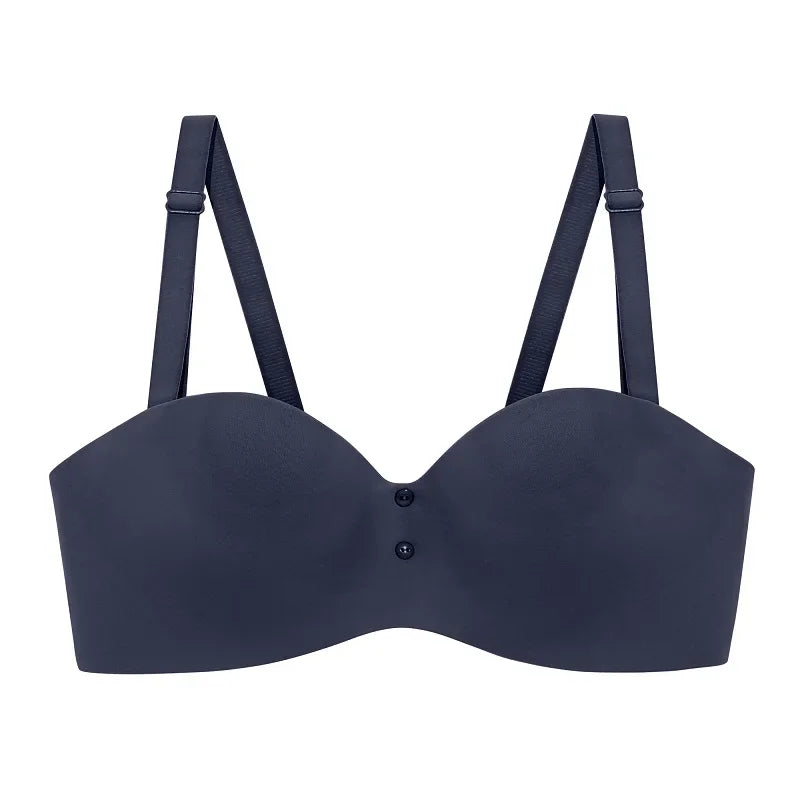 Seamless Sexy Bras Women Invisible Brassiere Adjustable Push Up Bras Female Comfortable Underwear Laides Solid Color Lingerie