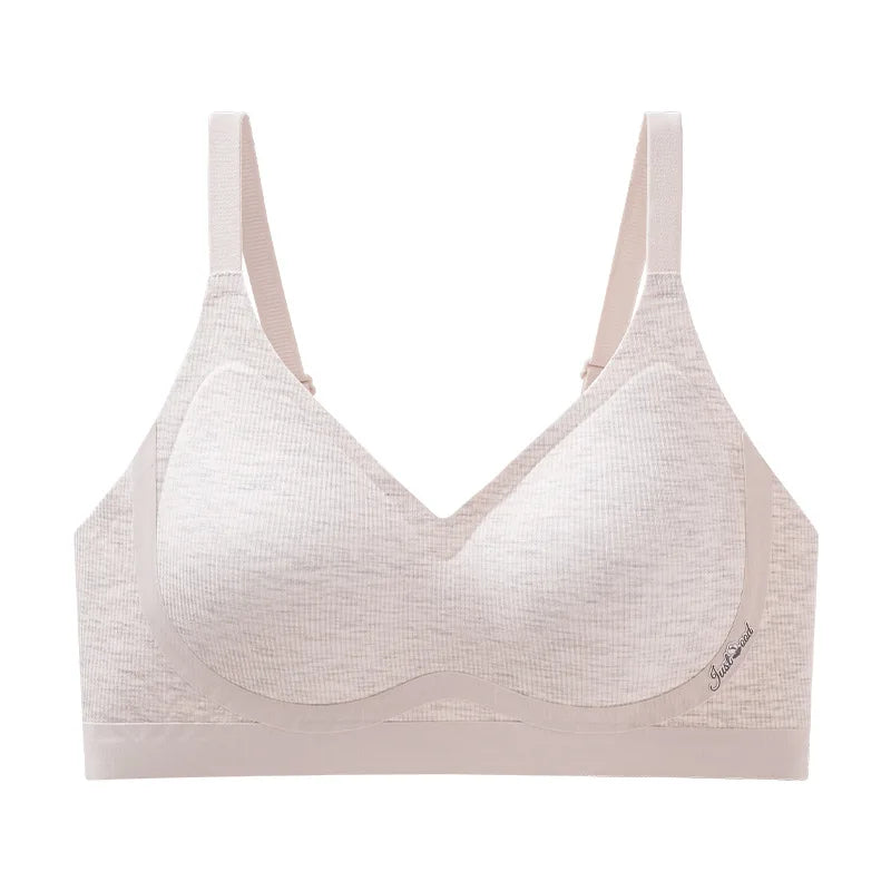Wireless Push Up Bra Women Soft Breathable Brassiere High Stretch Daily Lingerie