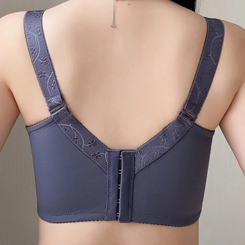 Wireless Large Size Lifting & Supportive Bra for Women Anti-Sag Adjustable Slimming Comfort 75 80 85 90 95 B C D E F
