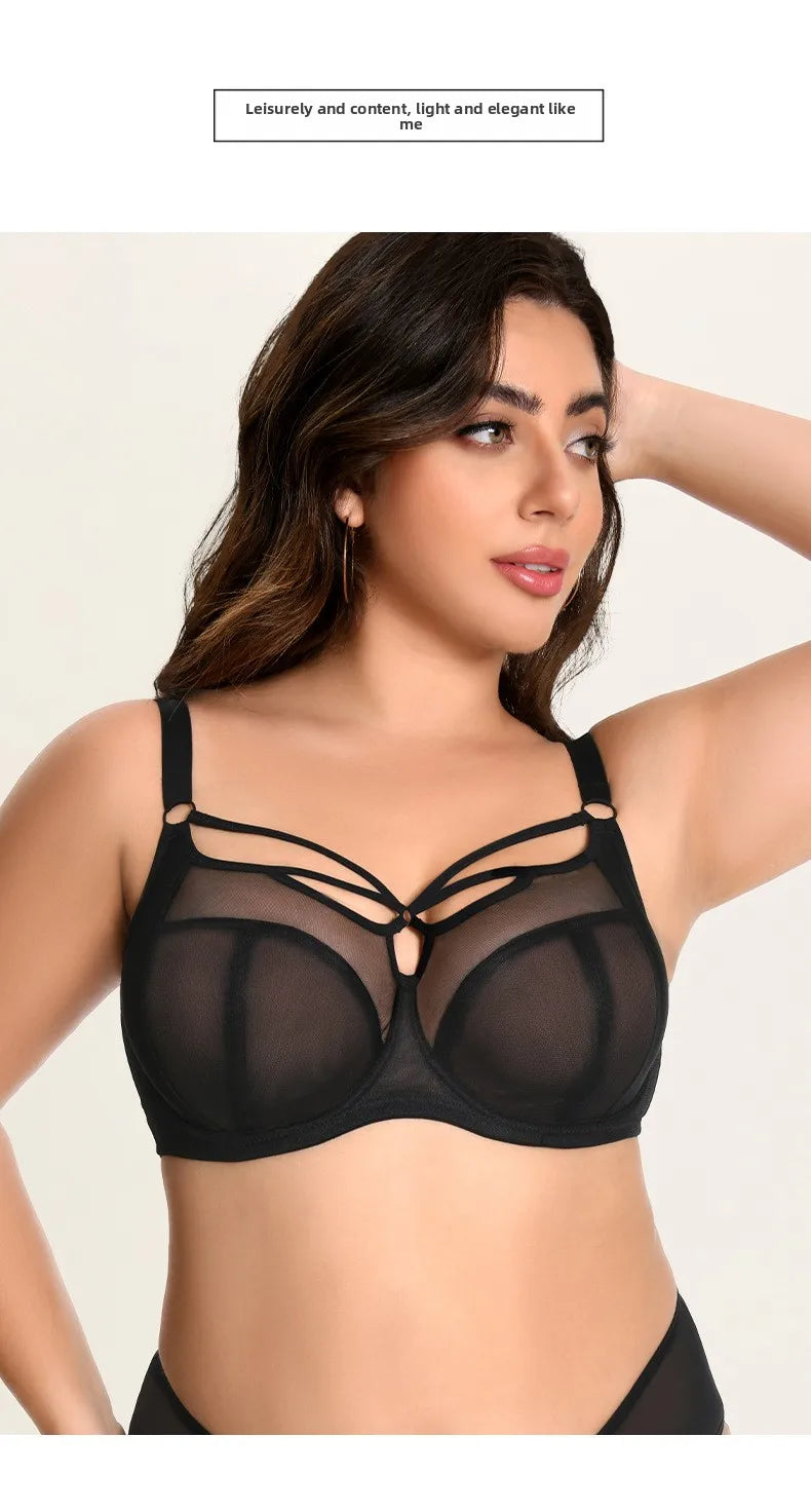 Minimizer Bra for Plus Size Women Full Coverage Wireless Bra D-I Cups | Anti-Sagging Support Breathable Minimize Bust Size