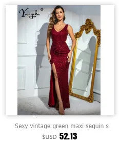 Sexy see through Gauze maxi sequin summer dress women elegant backless birthday party dresses long prom evening dresses vestidos