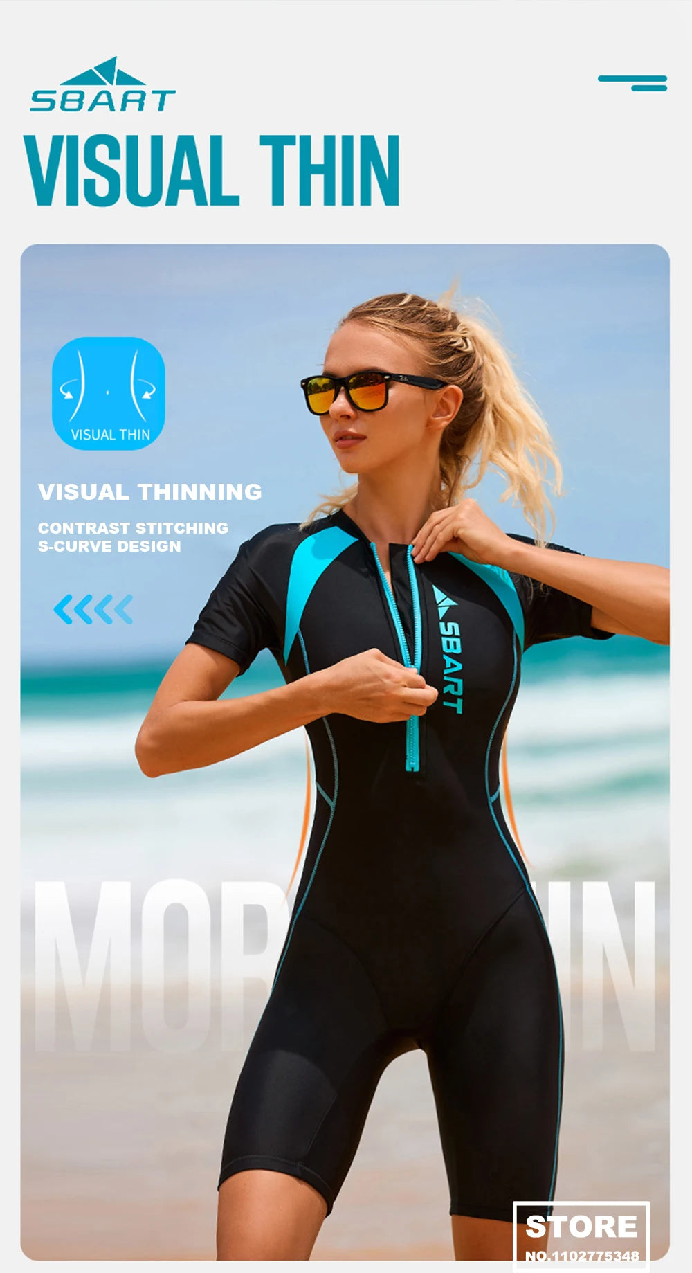 Summer Women Wetsuit Quick Dry One-Piece Swimsuits Sportswear Snorkeling Surfing Clothes Diving Suit Four seasons Workout Set