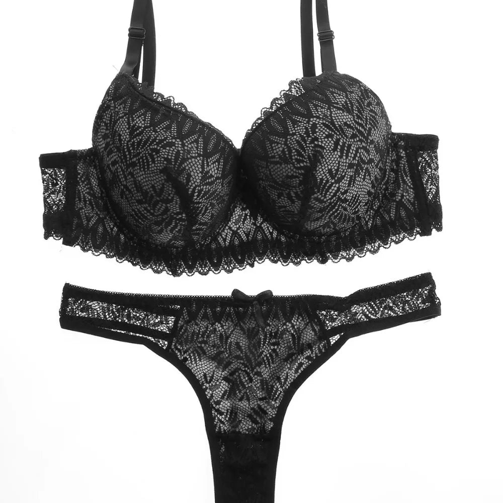 Fashionable, Comfortable and Sexy Lace Bra Set Breathable and Comfortable Underwear Underwear