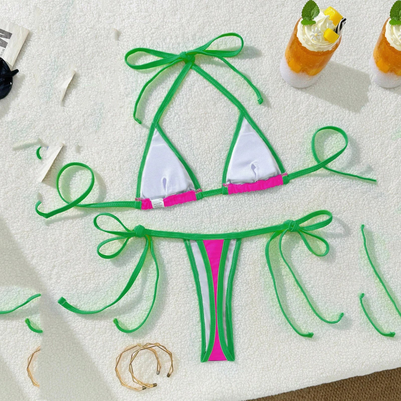 New Triangle Top Swimwear Women Bathing Suit Micro Bikini Thong Swimsuit Two Piece Swimming Costumes Brazilian Biquinis 2026