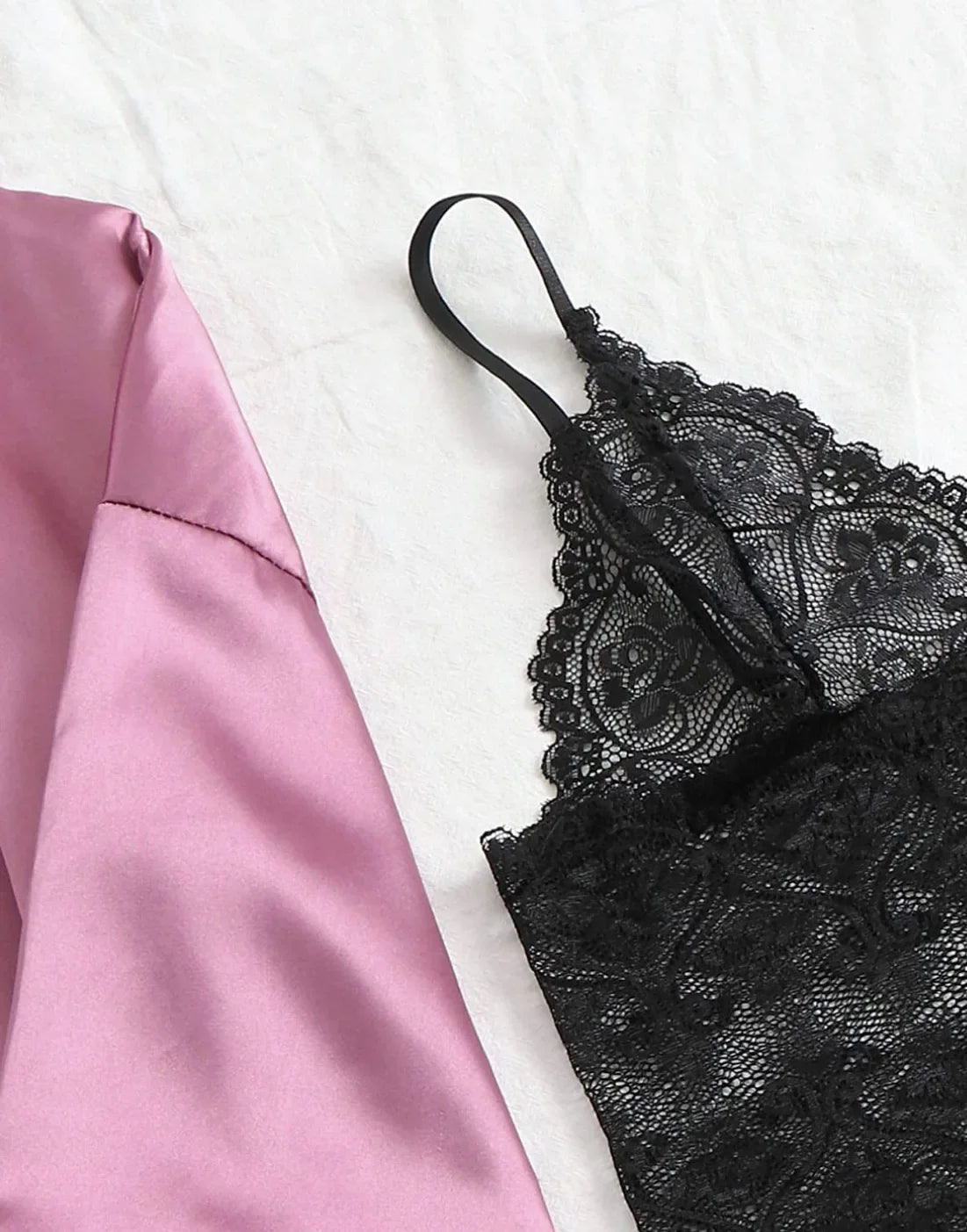 Women's Sexy Pajamas Nightgowns Lingerie Shorts 4-piece Lace Camisole Pajama Set Home Robe Nightgowns Leisure wear