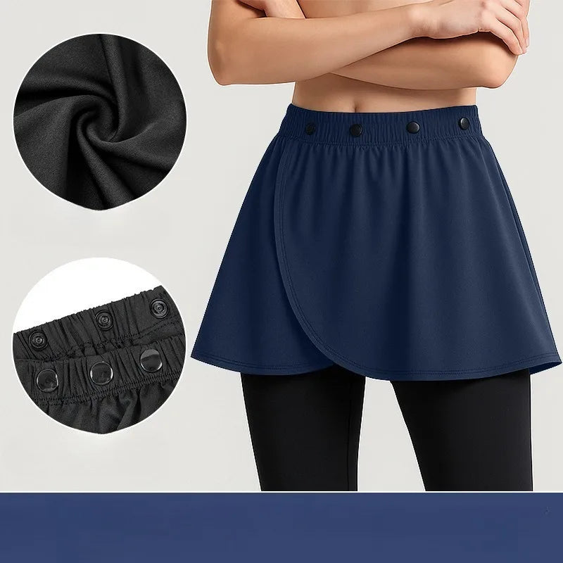 Womens Yoga Cover Up Skirt for Running Workout Modesty Swimwear Beach Wrap