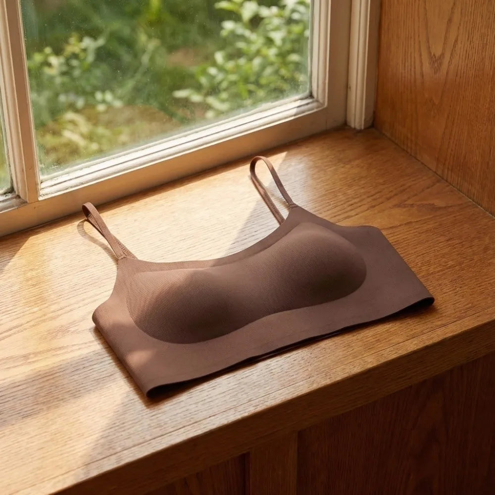 Traceless Wireless Bra U-shaped Beautiful Back Gathered Breasts Brassiere for Women Anti-sagging Shockproof Seamless Bras Sport